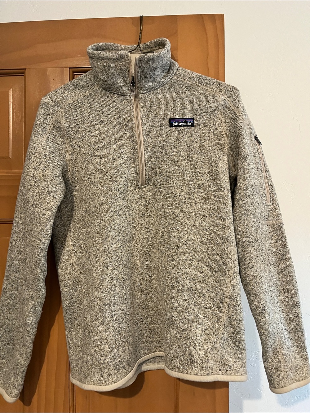 Patagonia Women’s Gray Quarter-Zip Fleece Pullover